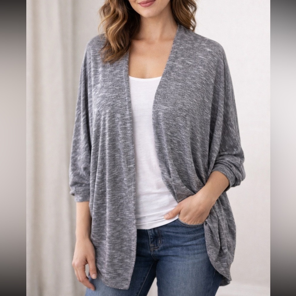 WHBM WHITE HOUSE BLACK MARKET OVERSIZED CARDIGAN SIZE LARGE